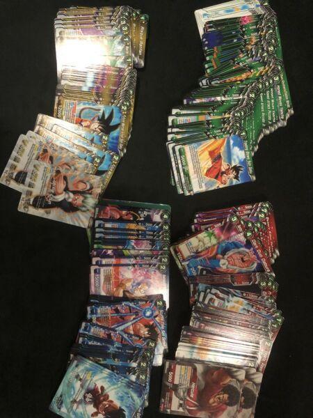 Dragonball Super TCG - bulk lot of 100 cards 