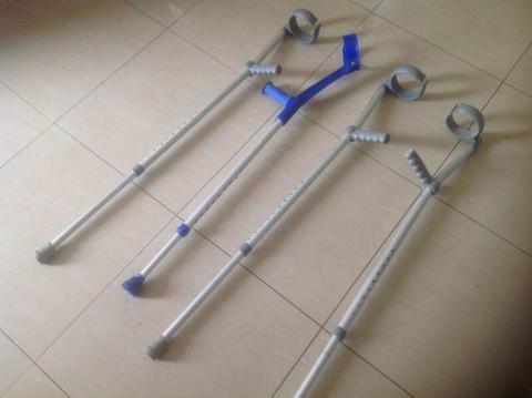 Disability Health Hospital Walking Adjustable Sticks ---R100 EACH. 