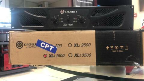 Crown XLi 1500 power amplifier 