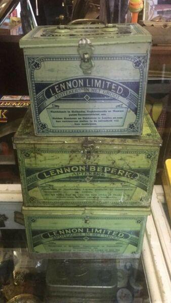 Collection of Lennon’s Tins  