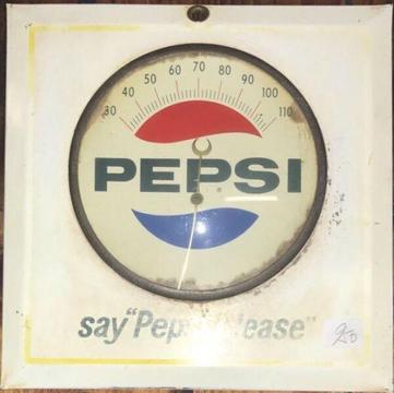 Pepsi Cola Thermometer (not working) 