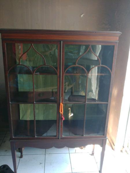 Edwardian display cabinet 