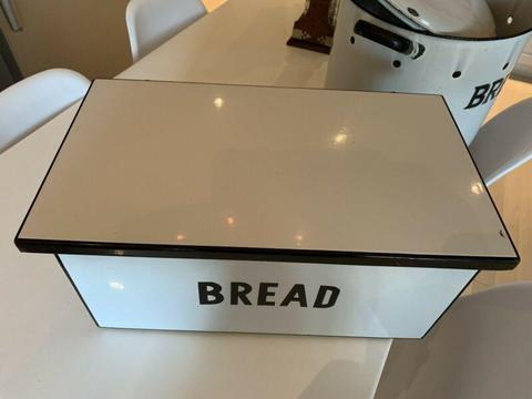 Enamel Bread bin  