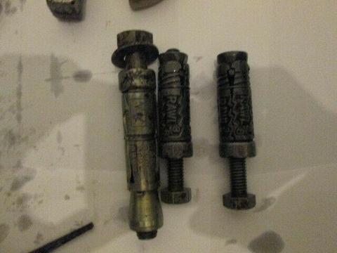 Antique collectable RAWL Bolts 