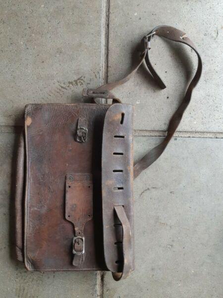 Leather satchel 