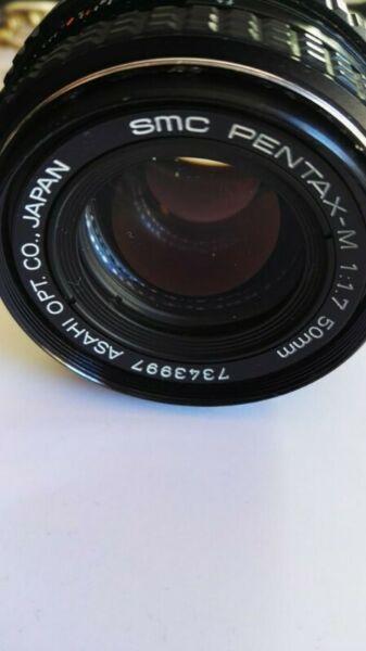 Pentax SMC 50mm 1.7f lens 
