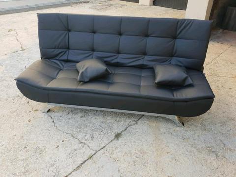 New leather sleeper couch  