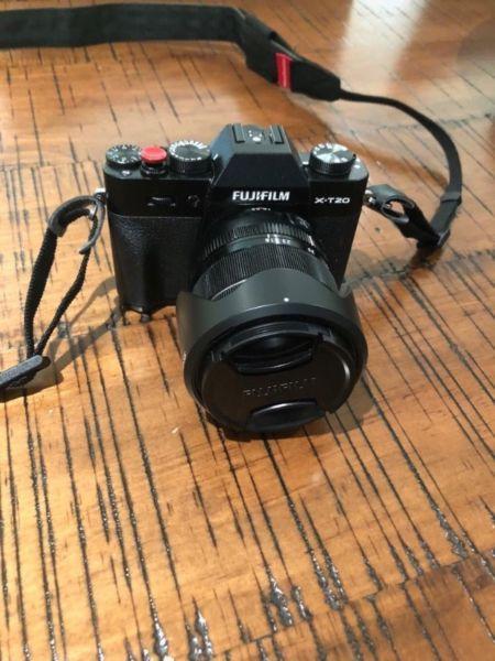 Fujifilm X-T20 Camera with 18-55mm F:2.8-4 Lens (Black) 