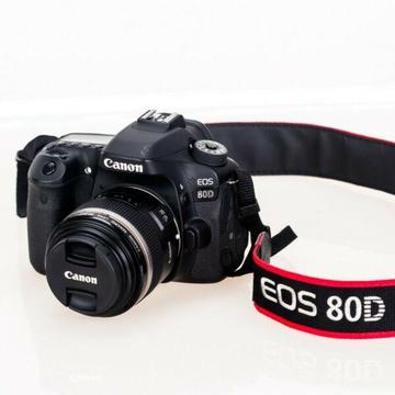 Immaculate Canon EOS 80D DSLR with Canon EF-S 60mm USM Lens 