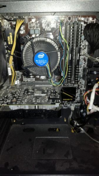 Intel motherboard, 6th gen i5 and 8GB RAM 