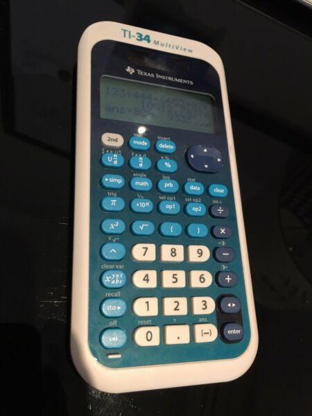 Calculator - TI-34 Multiview 