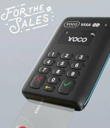 Accept card payments with a YOCO card machine 