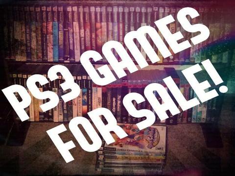 Playstation 3 games for sale 