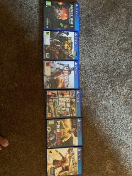 PS4 games for sale! 