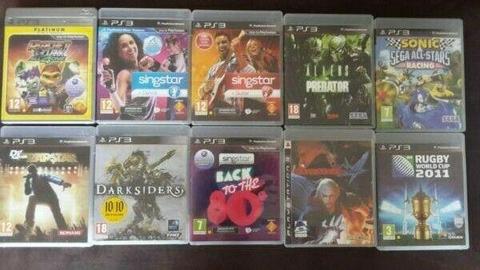 20 X PS3 original games in covers R100 each 