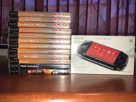 PSP(R500) and games(R50 each) for sale as a set 