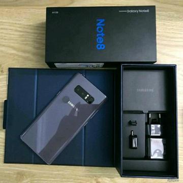 SAMSUNG GALAXY NOTE 8 ORCHID GRAY IN THE BOX ( TRADE INS WELCOME)  