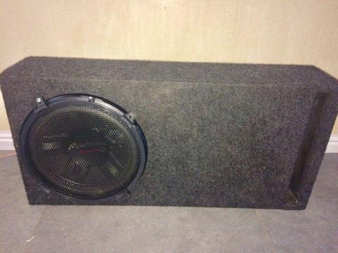 Pioneer Subwoofer and Box 