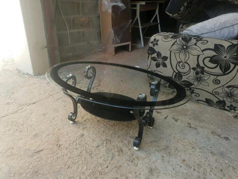New oval coffee table  