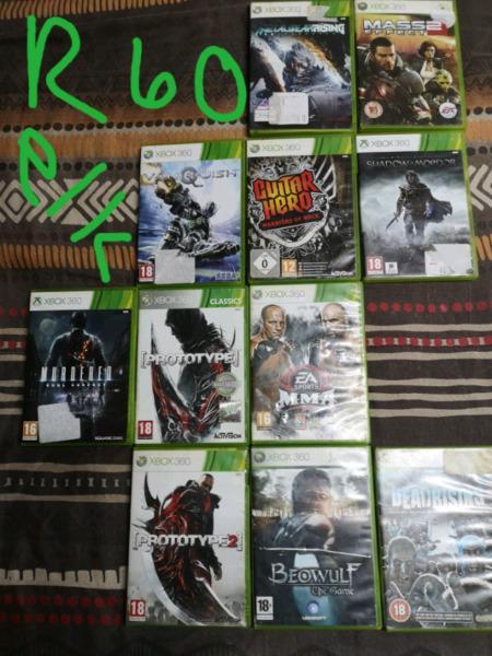 Xbox games for sale 