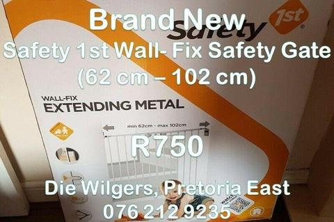 Brand New Safety 1st Wall- Fix Safety Gate (62 cm – 102 cm) 