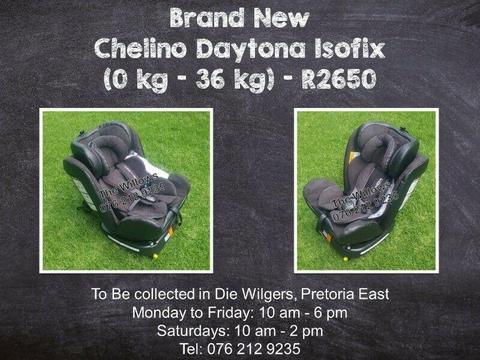 Brand New Chelino Daytona Isofix (0 kg - 36 kg) 