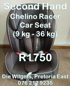 Second Hand Chelino Racer Car Seat (9 kg - 36 kg) 