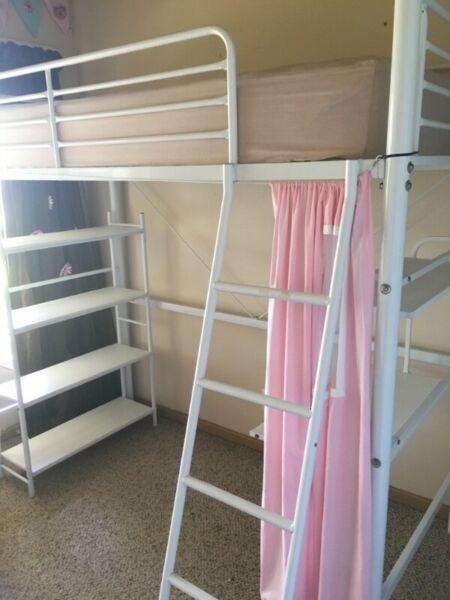 Bunk bed with desk 