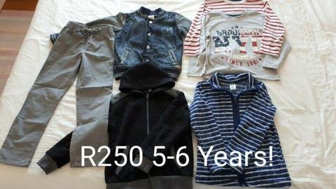 Boys Clothing 5-6 Years! 