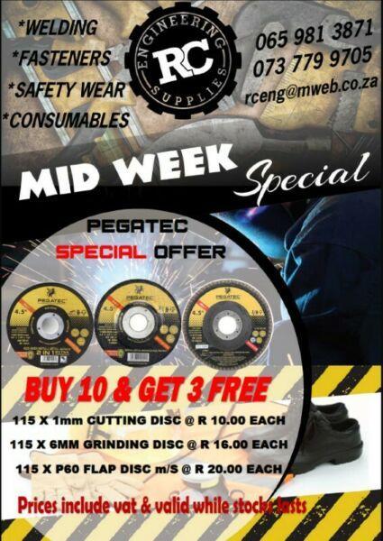 Cutting Grinding flap discs Buy 10 and get 3 free 