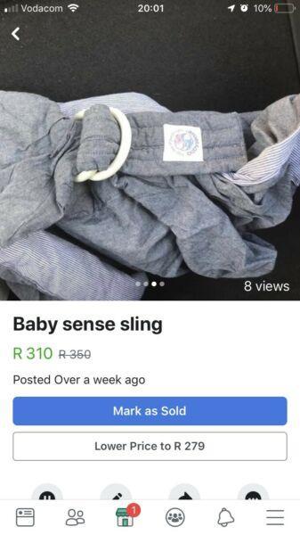 Baby sense baby sling 