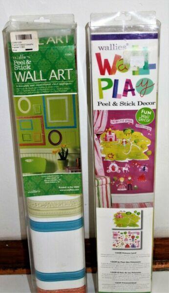 Wallies Wall Play Princess Land Peel & Stick Wallies Wall Art Colorful Frames Peel & Stick 