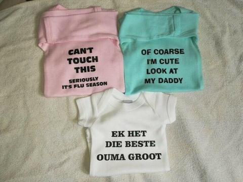Personalized baby grows for sale 