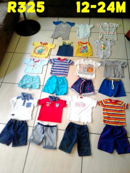 12-24 months summer boys clothes  
