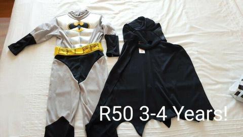 Batman Dress-up Clothing 3-4 Years! 