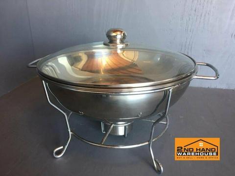 Large wok with stand 