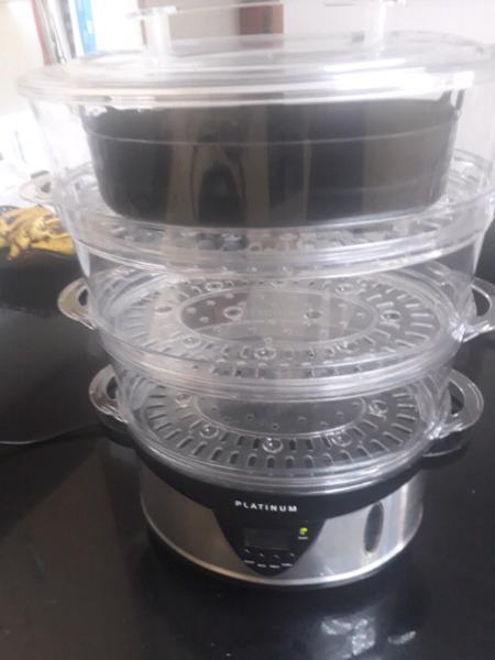 Platinum food steamer 3 tier 3.5L 