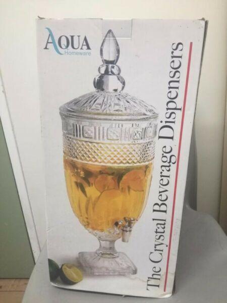 Aqua homeware- The Crystal Beverage Despenser for sale 