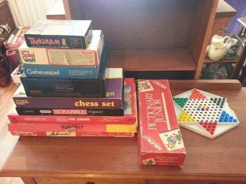 Various Classic Board Games 