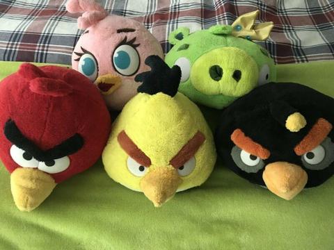 Angry birds fluffy toys 