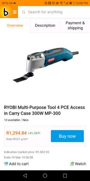 Ryobi MP-300 multi tool 