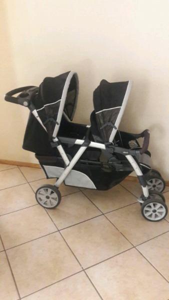 Chicco together twin pram 