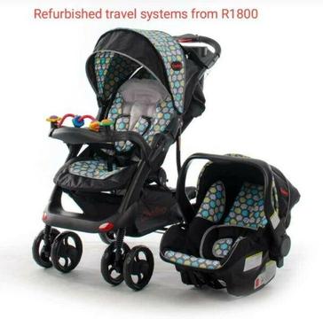Refurbished travel systems from R1800 