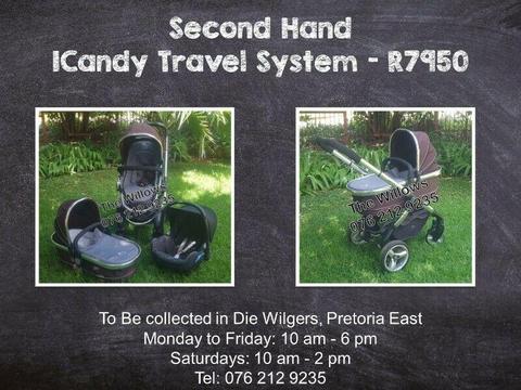 Second Hand ICandy Travel System 