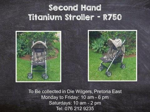 Second Hand Titanium Stroller 