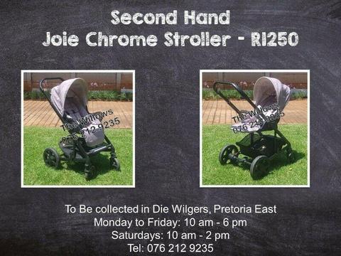 Second Hand Joie Chrome Stroller 