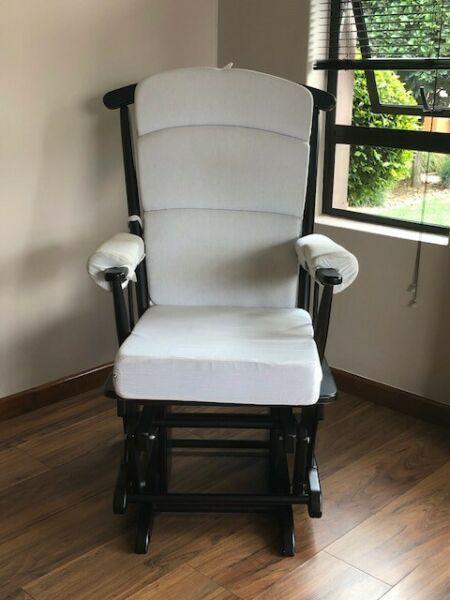 Baby City Mahogany Rocking Chair Perfect for Nursery 