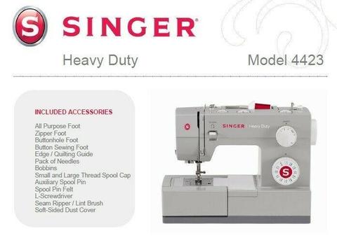 Brand new Singer heavy duty 4432 sewing machines on special @ wynberg sewing centre 