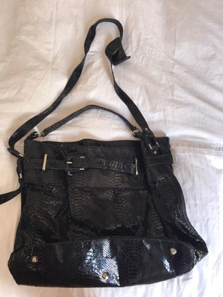Handbag- Black Patent leather 