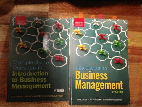 Introduction to business management - 9th edition 